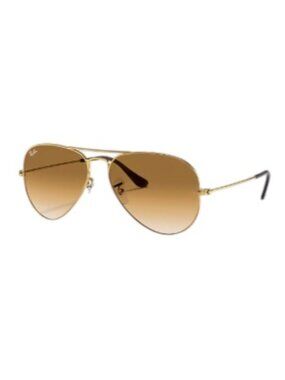 NEW RAY-BAN RB3025 001/51 Arista Gold Light Brown Gradient Lenses